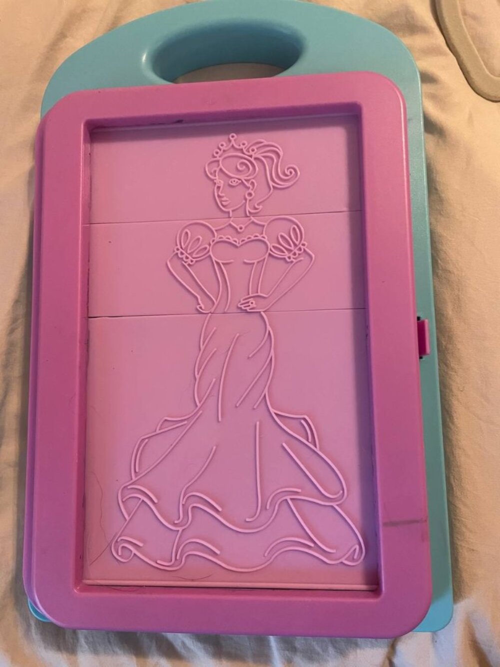 Melissa & Doug design fashion rubbing plates double sided dresses